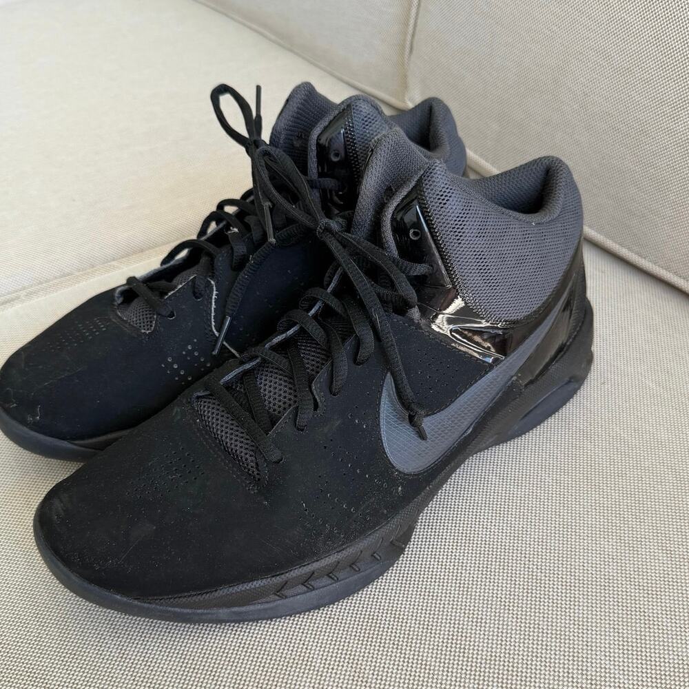 Nike Air Visi Pro 6 Black Men's Midrise Basketball Shoes Size 10